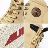 Basket Moto Vintage en Toile avec Semelle Blindée | AUGI HERITAGE™ - LE PRATIQUE DU MOTARD