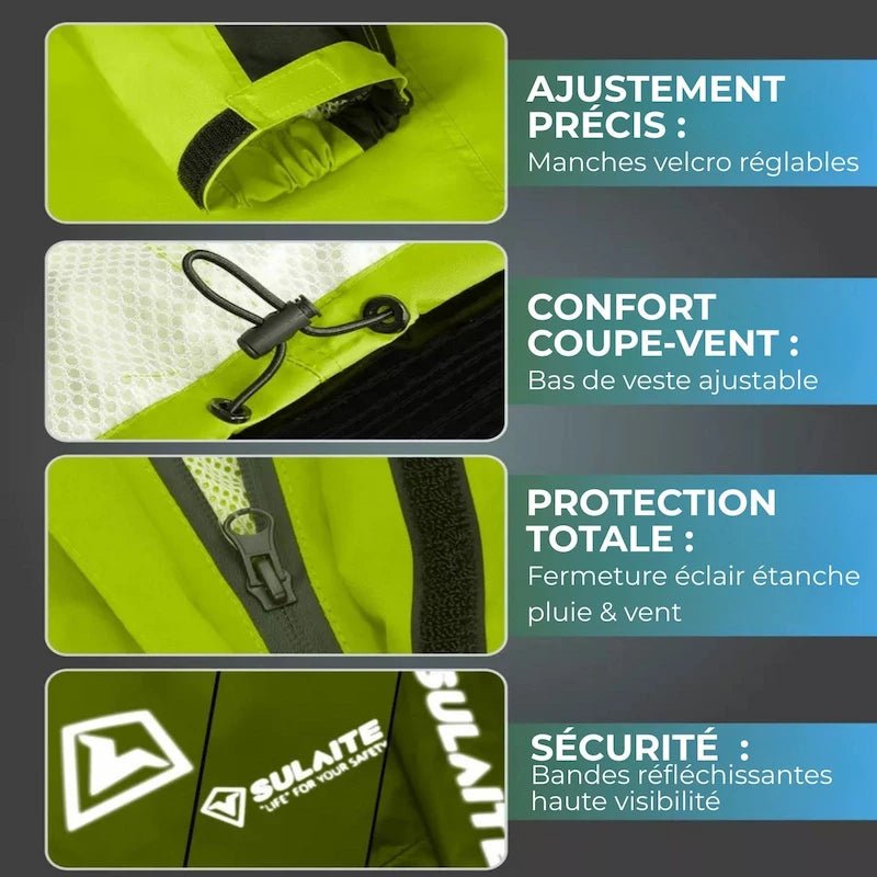 Vêtement Pluie Moto 2 Pièces | Vulante™ - LE PRATIQUE DU MOTARD