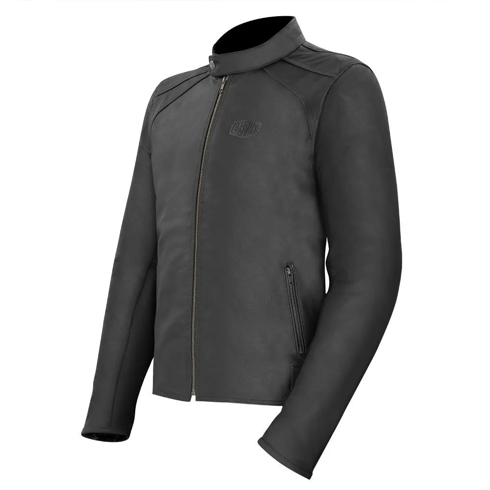 Blouson Cuir Moto Homme Vintage Veracity GASOLINE - Certifié CE EN17092 - LE PRATIQUE DU MOTARD