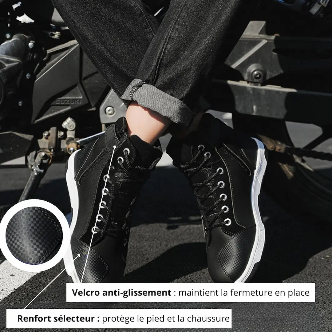 Basket Moto Urbaine Légère & Renforcée | SHIFT™ - LE PRATIQUE DU MOTARD