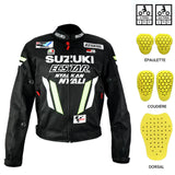 Blouson Moto Été | Suzuki Racing Team Noir