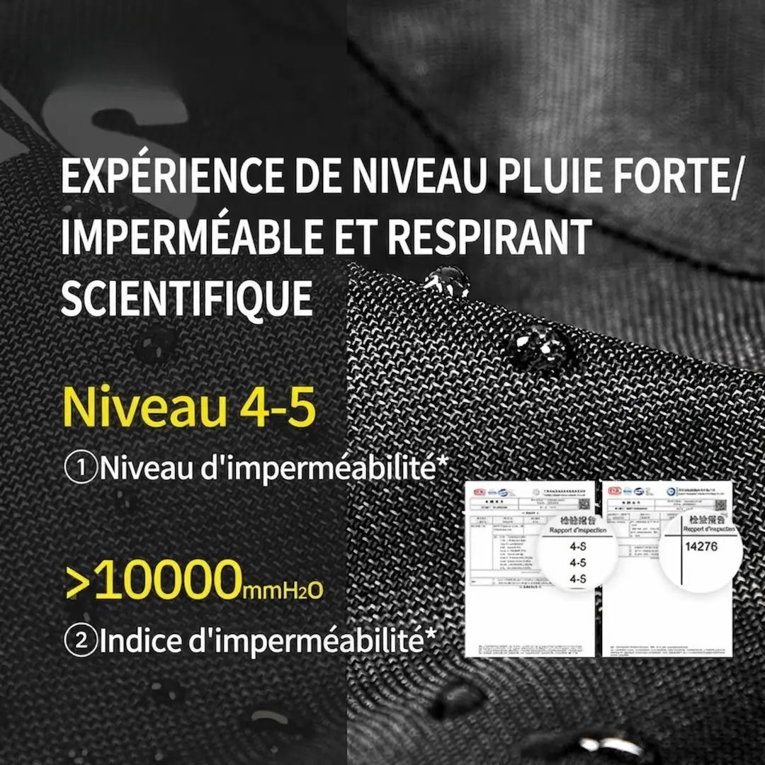 Pantalon Moto Textile imperméable — Protections CE Niveau 2 | SLT06 - LE PRATIQUE DU MOTARD