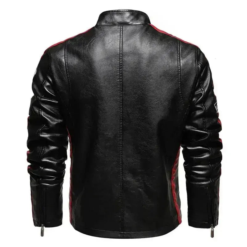 Blouson cuir homme vintage - Noir - Le Pratique du Motard