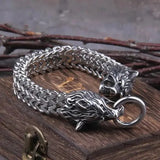 Bracelets Bikers tête de loup - Le Pratique du Motard