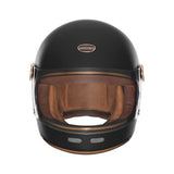 Casque Intégral Duke II Flat Noir Mat/Or — EXKLUSIV - LE PRATIQUE DU MOTARD