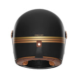 Casque Intégral Duke II Flat Noir Mat/Or — EXKLUSIV - LE PRATIQUE DU MOTARD