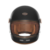 Casque Intégral Duke II Flat Noir Mat/Or — EXKLUSIV - LE PRATIQUE DU MOTARD