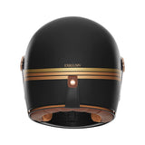 Casque Intégral Duke II Flat Noir Mat/Or — EXKLUSIV - LE PRATIQUE DU MOTARD