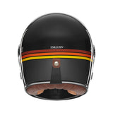 Casque Intégral Duke II Flat Noir Mat/Rouge/Orange/Jaune — EXKLUSIV - LE PRATIQUE DU MOTARD