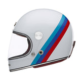 Casque Intégral Duke II Nation Blanc/Bleu/Rouge — EXKLUSIV - LE PRATIQUE DU MOTARD