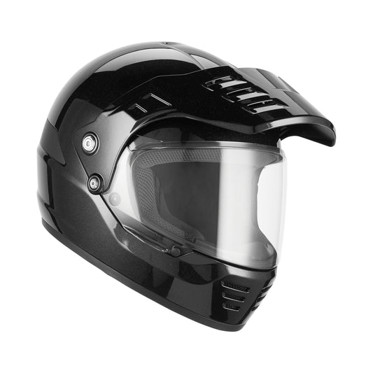 Casque Intégral Dust Noir Brillant — EXKLUSIV - LE PRATIQUE DU MOTARD