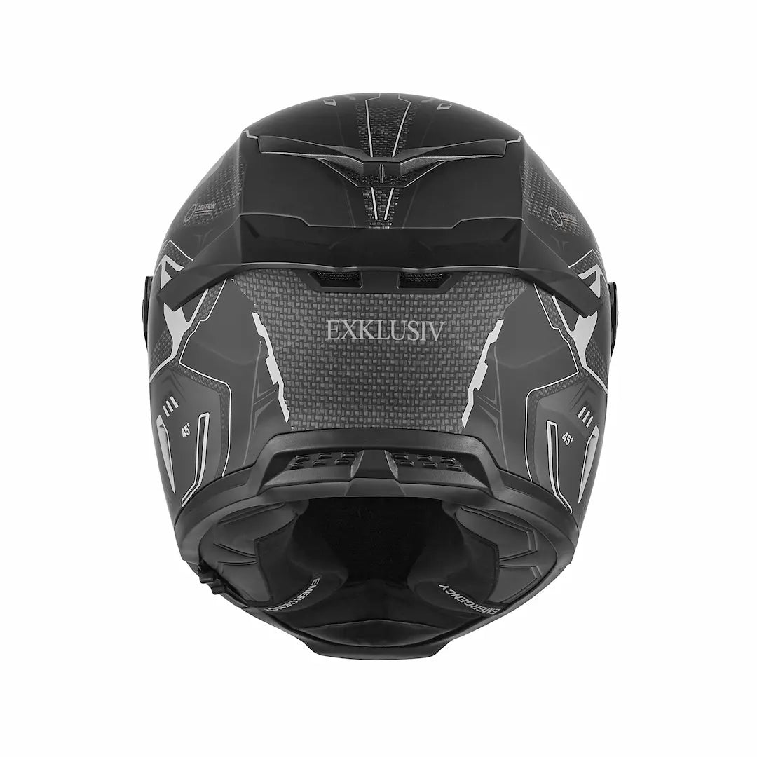 Casque Intégral Goliath Berserk Noir Mat/Titanium — EXKLUSIV - LE PRATIQUE DU MOTARD