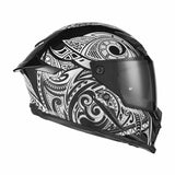 Casque Intégral Goliath Maori Noir/Blanc — EXKLUSIV - LE PRATIQUE DU MOTARD