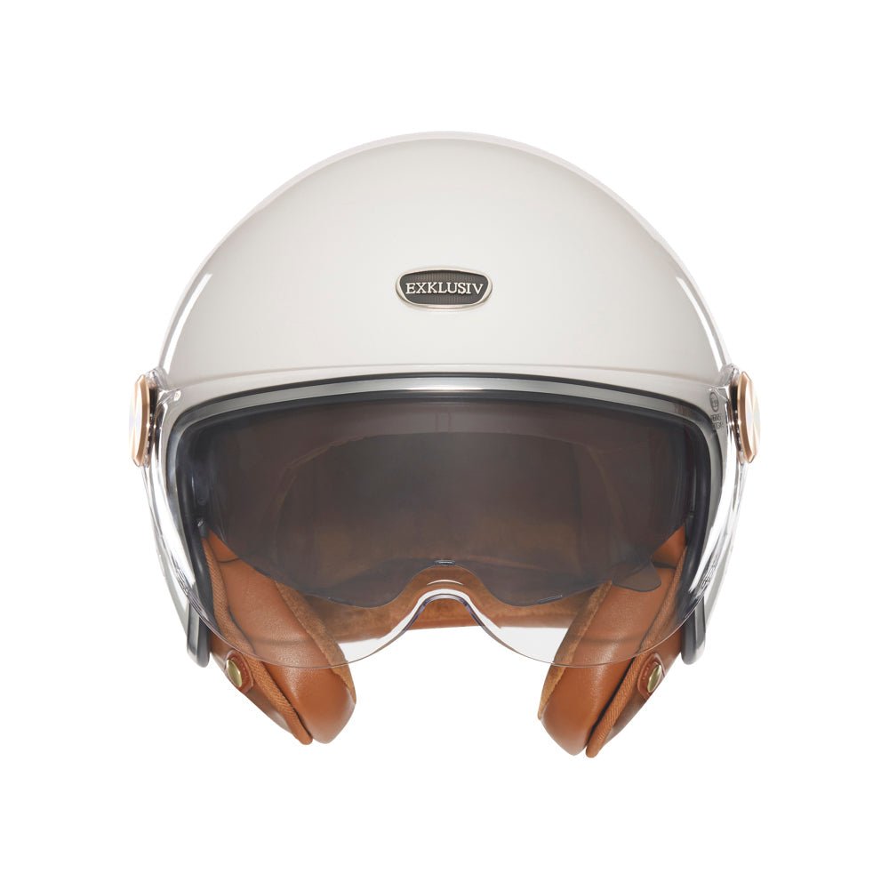 Casque Jet Smart II Blanc Perle — EXKLUSIV - LE PRATIQUE DU MOTARD