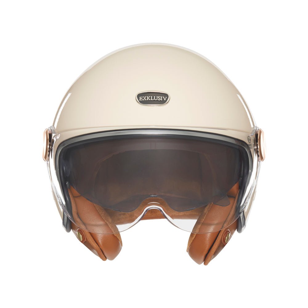 Casque Jet Smart II Crème — EXKLUSIV - LE PRATIQUE DU MOTARD