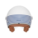 Casque Jet Smart II Marina Blanc/Bleu — EXKLUSIV - LE PRATIQUE DU MOTARD