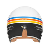 Casque Jet Volt Liner Blanc/Bleu/Orange/Jaune — EXKLUSIV - LE PRATIQUE DU MOTARD