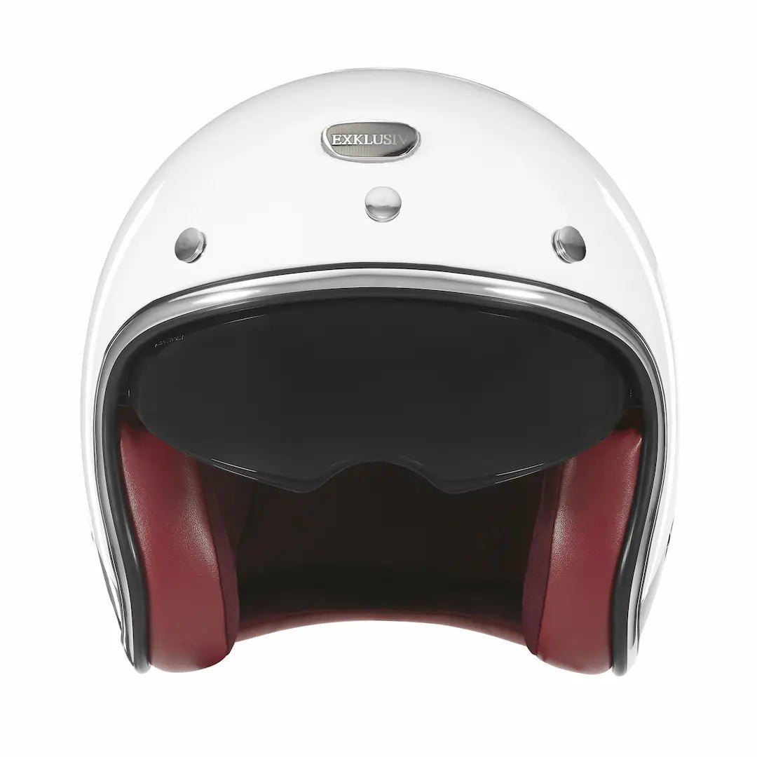 Casque Jet Volt Nation Blanc/Rouge/Bleu Clair — EXKLUSIV - LE PRATIQUE DU MOTARD