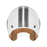 Casque Moto Jet N210 EVO Blanc Titanium | NOX - LE PRATIQUE DU MOTARD