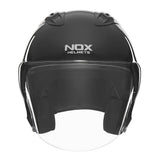 Casque Moto Jet N 220S Noir Brillant | NOX - LE PRATIQUE DU MOTARD