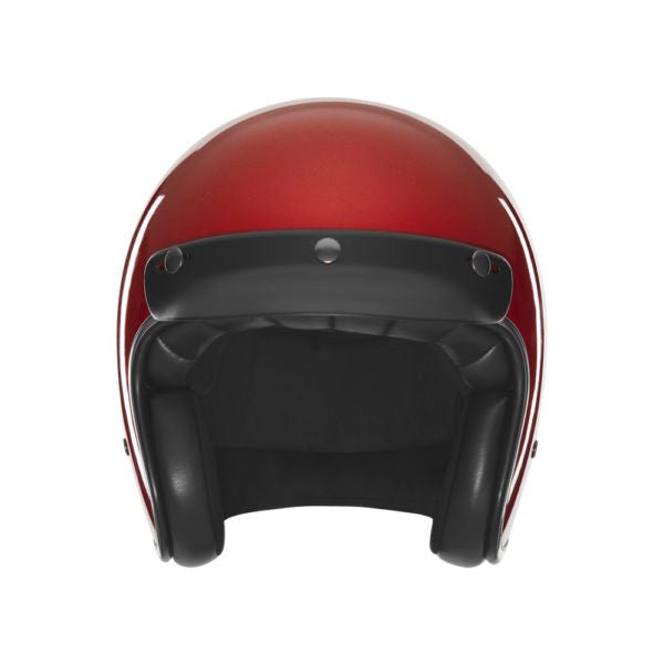Casque Moto Jet N243 Pailleté Rouge | NOX - LE PRATIQUE DU MOTARD