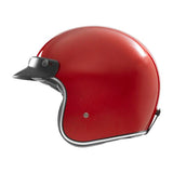 Casque Moto Jet N243 Pailleté Rouge | NOX - LE PRATIQUE DU MOTARD