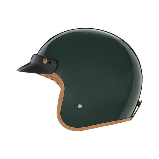 Casque Moto Jet N243 Vert Anglais | NOX - LE PRATIQUE DU MOTARD