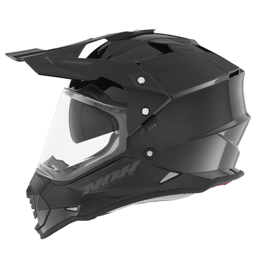 Casque Moto Cross N312 Noir Brillant | NOX - LE PRATIQUE DU MOTARD