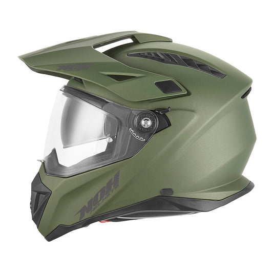 Casque Moto Trail N350 Kaki Mat | NOX - LE PRATIQUE DU MOTARD