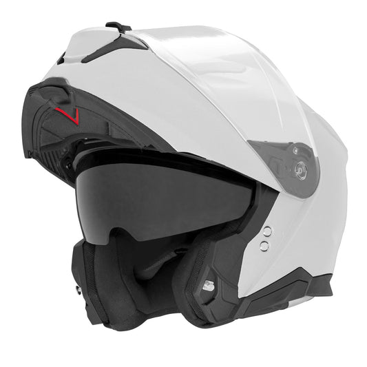 Casque Moto Modulable N967 Blanc Perle | NOX - LE PRATIQUE DU MOTARD