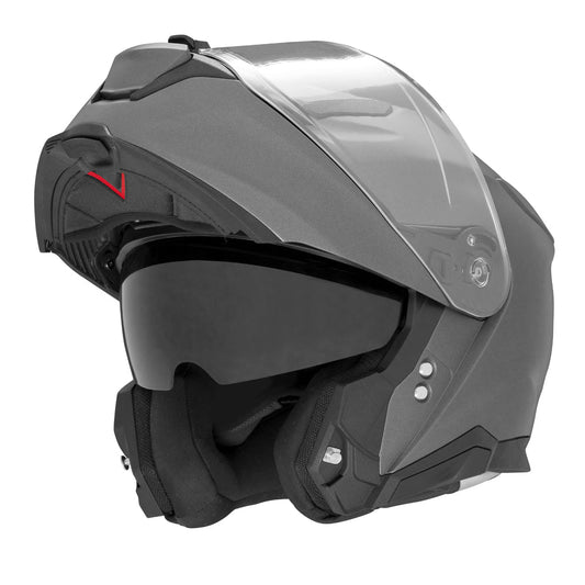 Casque Moto Modulable N967 Titanium Mat | NOX - LE PRATIQUE DU MOTARD