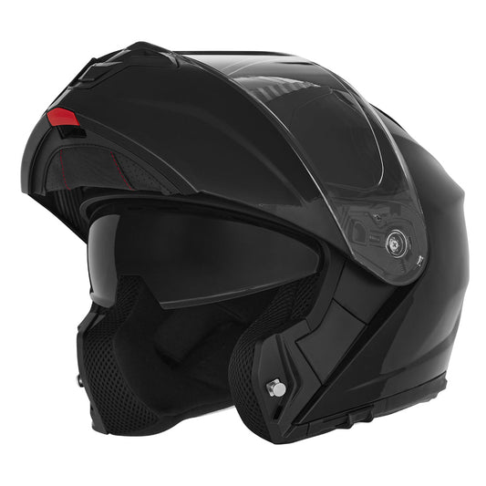 Casque Moto Modulable N968 Noir Brillant | NOX - LE PRATIQUE DU MOTARD