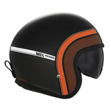 Casque Moto Jet Next Traker Noir Mat Rouille | NOX - LE PRATIQUE DU MOTARD