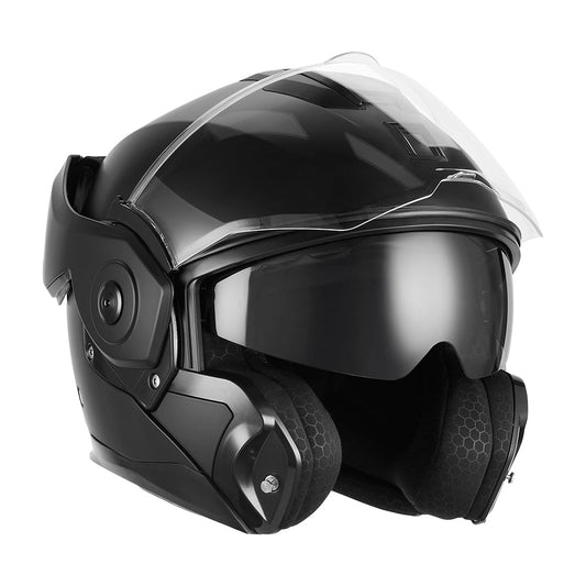 Casque Moto Modulable Spinner Noir Mat | NOX - LE PRATIQUE DU MOTARD