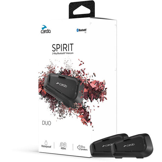 Cardo Spirit Duo - Intercom moto Bluetooth pour 2 casques