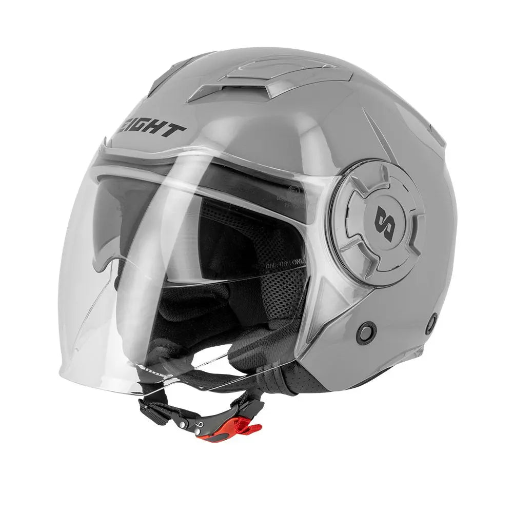 Casque Jet Moto Gris Le Pratique du Motard