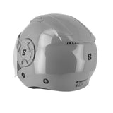 Casque Jet Moto Gris Le Pratique du Motard