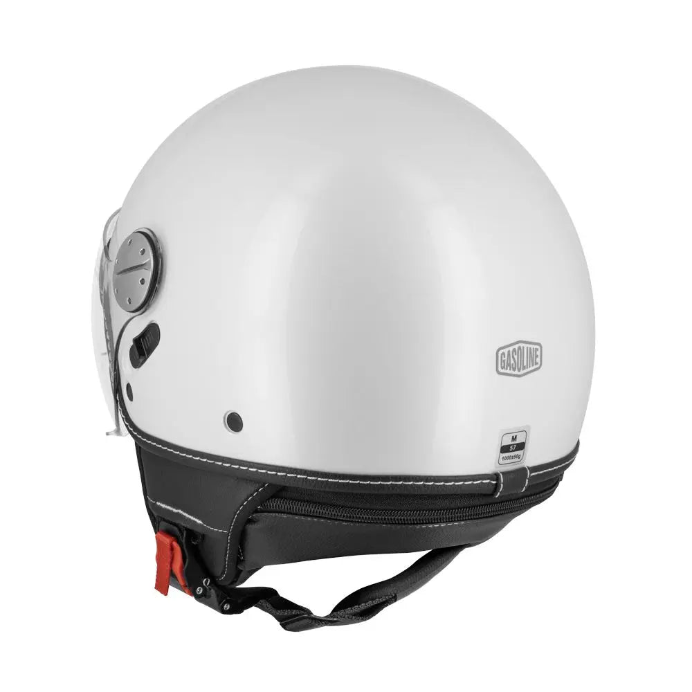 Casque jet moto blanc - LE PRATIQUE DU MOTARD