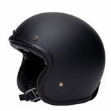 Casque Jet Vintage THE CLASSIC – Triple Black | Marko - LE PRATIQUE DU MOTARD
