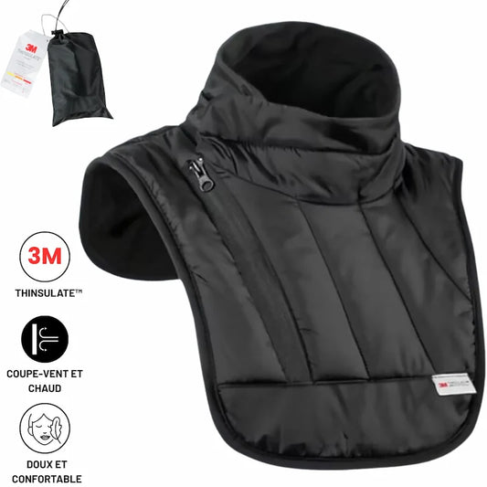 Tour de cou plastron moto | Bloque le vent. Garde la chaleur. - LE PRATIQUE DU MOTARD