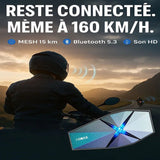 Intercom Moto ASMAX F1 Pro – 10 Pilotes, 15 km, Son HD - LE PRATIQUE DU MOTARD