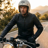 Blouson moto homme Cuir - Gasoline ENFIELD - LE PRATIQUE DU MOTARD