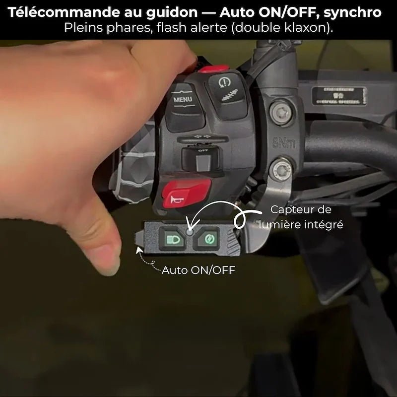 Feux additionnels ROADRIDER™ – Éclairage intelligent pour moto - LE PRATIQUE DU MOTARD