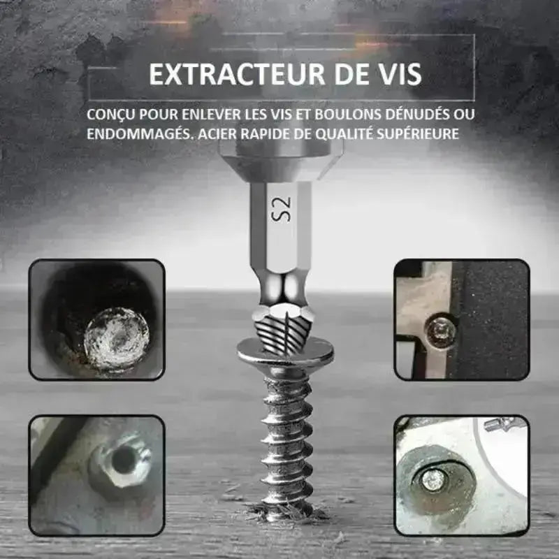 Foret Extracteurs de vis endommagée - Le Pratique du Motard