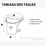 Sacoche Cuisse Moto Étanche MB6 - Imperméable 1,7L Noir - LE PRATIQUE DU MOTARD