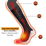 Chaussettes Chauffantes Moto Professionnelles - THERMO - RIDE™ | Infrarouge & Coolmax™ - LE PRATIQUE DU MOTARD