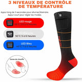 Chaussettes Chauffantes Moto Professionnelles - THERMO - RIDE™ | Infrarouge & Coolmax™ - LE PRATIQUE DU MOTARD