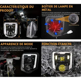 Plaque phare LED - Husqvarna - LE PRATIQUE DU MOTARD