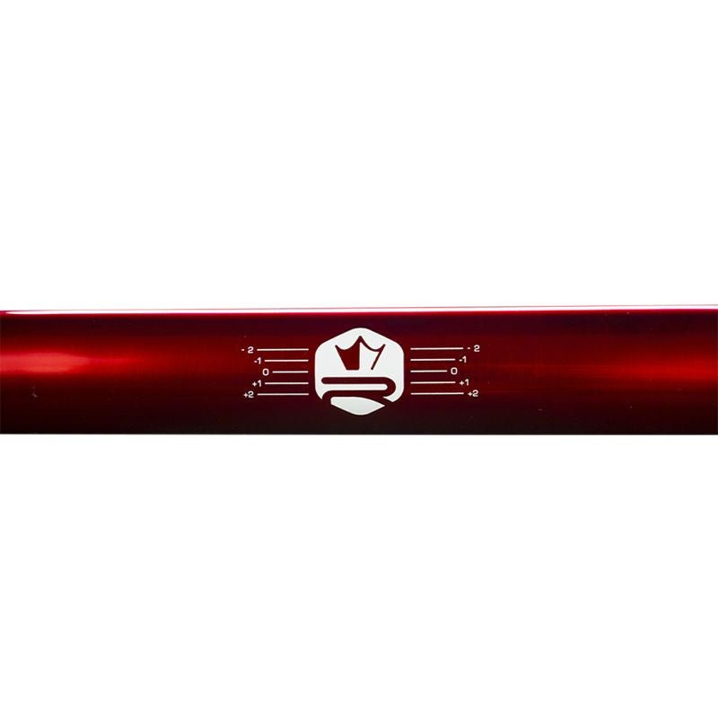 Guidon aluminium oversize 28,6 mm rouge – KRM Pro Ride avec mousse - LE PRATIQUE DU MOTARD