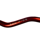 Guidon aluminium oversize 28,6 mm rouge – KRM Pro Ride avec mousse - LE PRATIQUE DU MOTARD